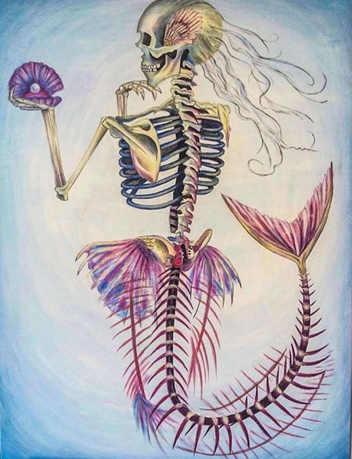 Skeleton Mermaid